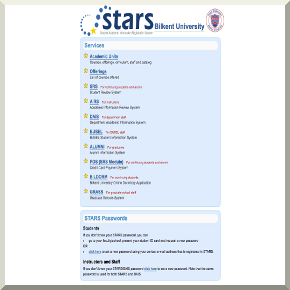 Student Academic Information Systems (STARS)